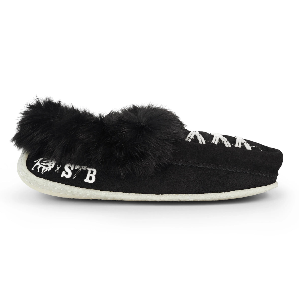 Manitobah x Smudge The Blades Slipper Moc | Hockey-Inspired