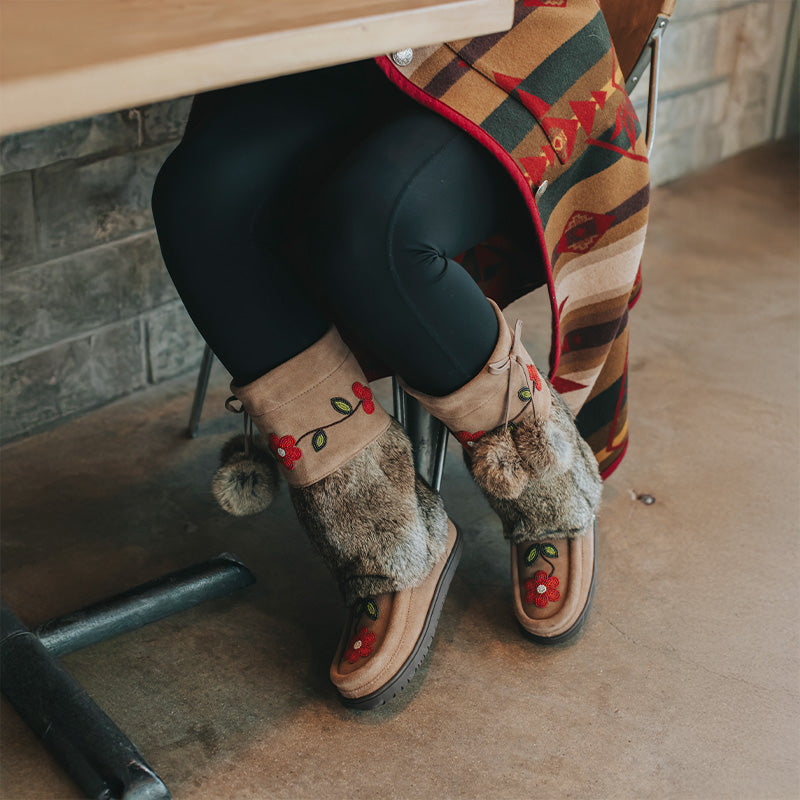 【MANITOBAH/マニトバ】ラビットファーモカシン MANITOBAH/マニトバ】ラビットファーモカシン MANITOBAH