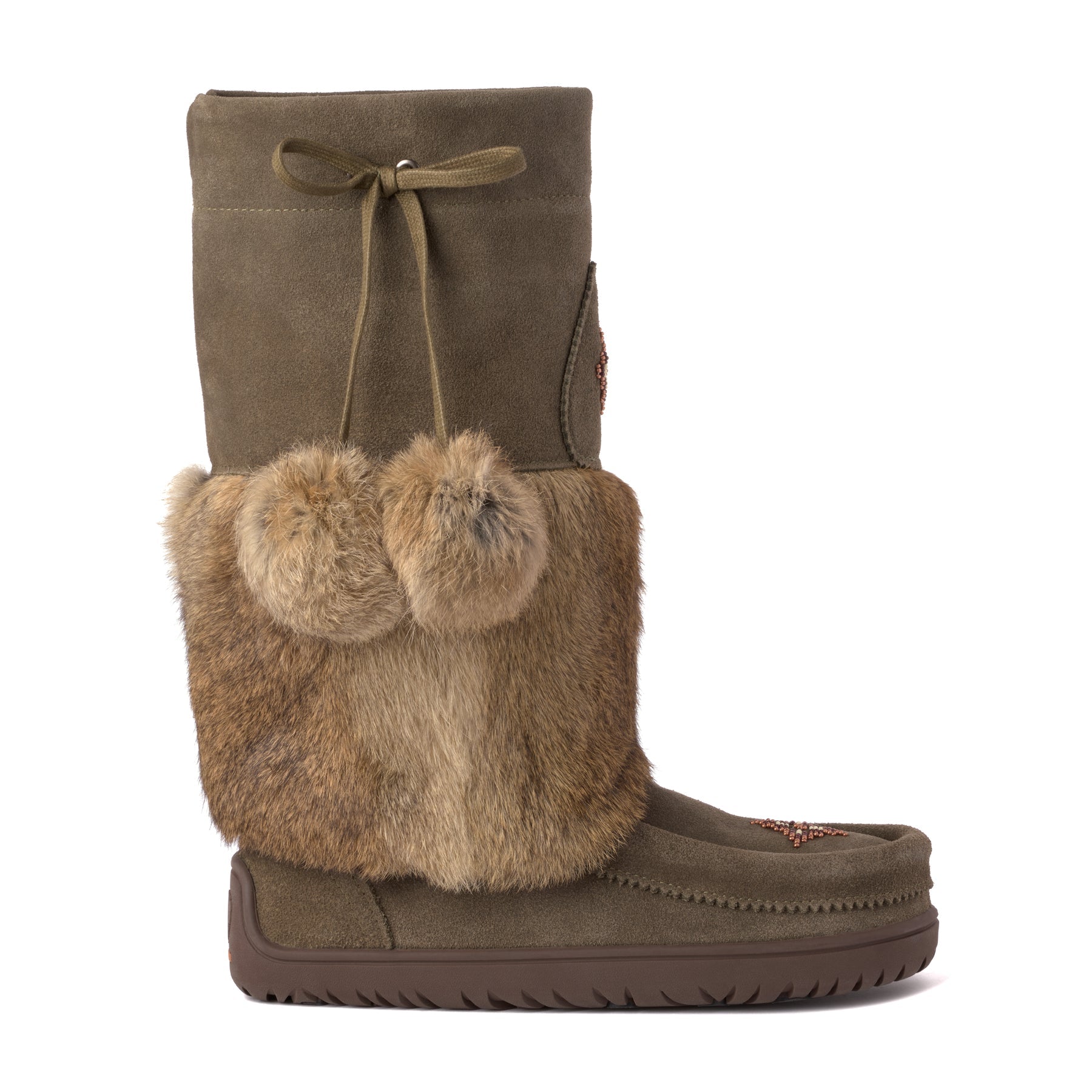 MANITOBAH MUKLUKS ムートンブーツ　ラビットファー　vibram MANITOBAH MUKLUKS ムートンブーツ ラビットファー vibram