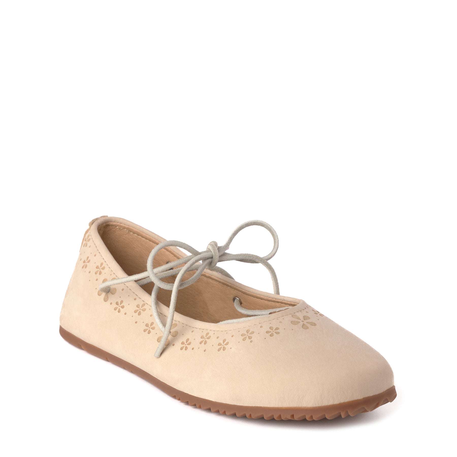 Wildflower Ballet Flat | Soft Nubuck with Floral Design Manitobah USA