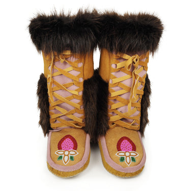 Jennifer Wabano Laced Mukluks