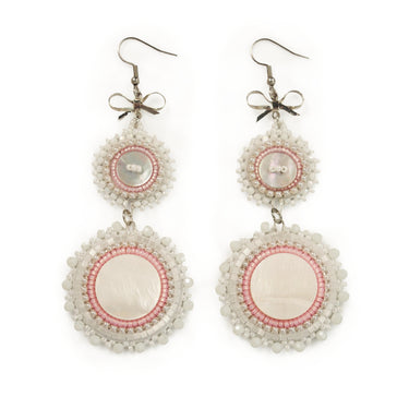 Linda Mccullough Pink Earrings