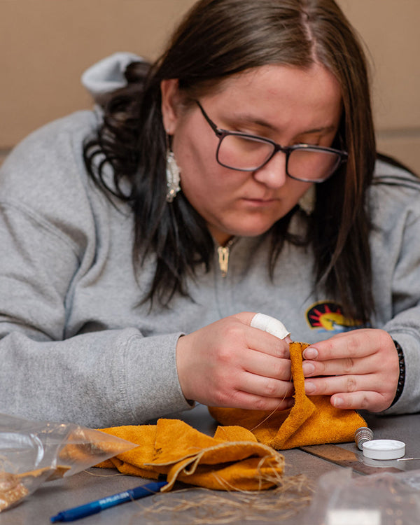 Manitobah Design: Artist Ecosystem Education Leatherwork