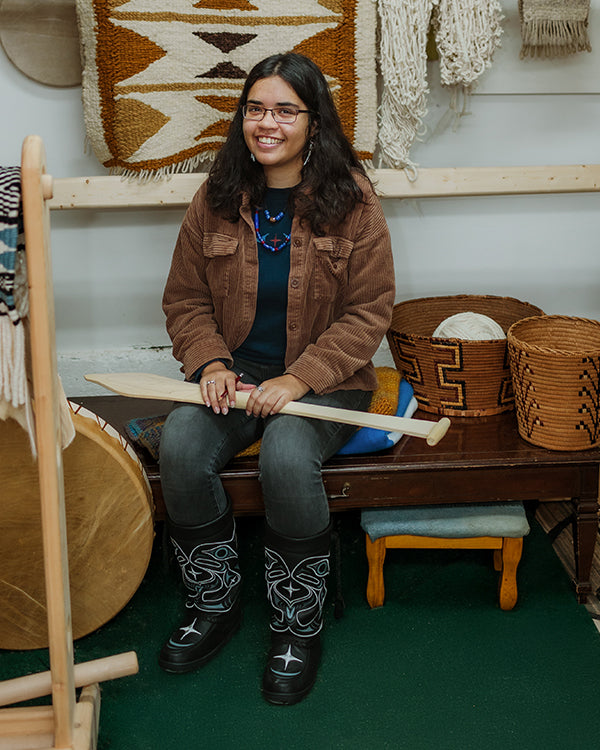 Manitobah Design: Artist Ecosystem Trade Artist Atheana Picha