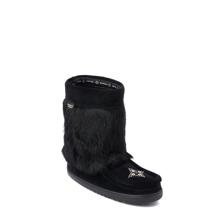 Manitobah Mukluks Black Suede‎ Waterproof Winter Boots Men\'s Waterproof Snowy Owl Mukluk Winter Boot Manitobah USA main image 4